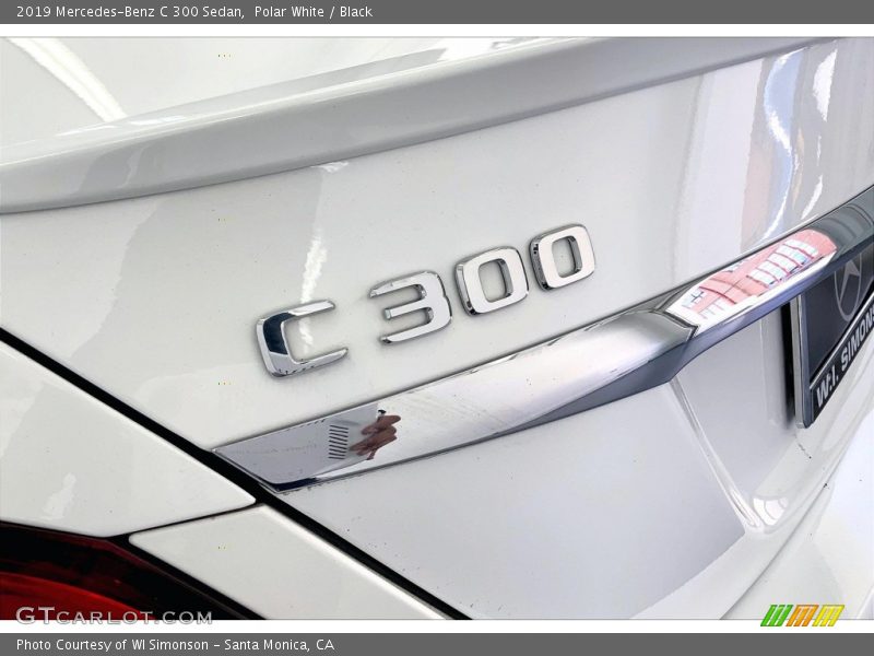 Polar White / Black 2019 Mercedes-Benz C 300 Sedan