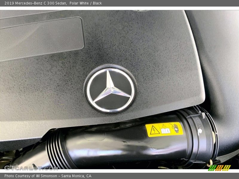 Polar White / Black 2019 Mercedes-Benz C 300 Sedan
