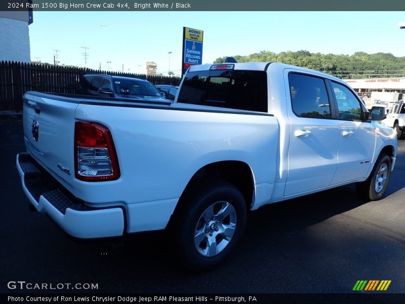 Bright White / Black 2024 Ram 1500 Big Horn Crew Cab 4x4