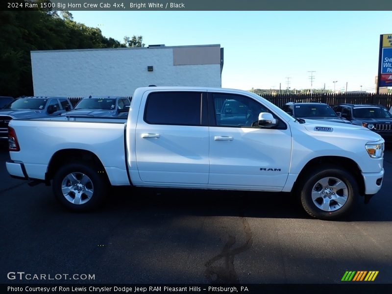 Bright White / Black 2024 Ram 1500 Big Horn Crew Cab 4x4