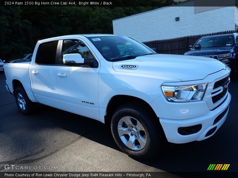 Bright White / Black 2024 Ram 1500 Big Horn Crew Cab 4x4