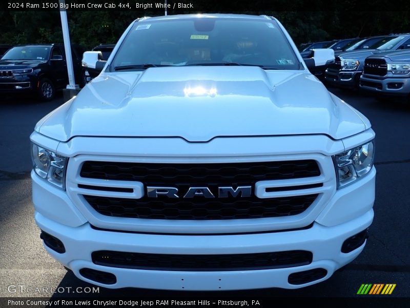 Bright White / Black 2024 Ram 1500 Big Horn Crew Cab 4x4