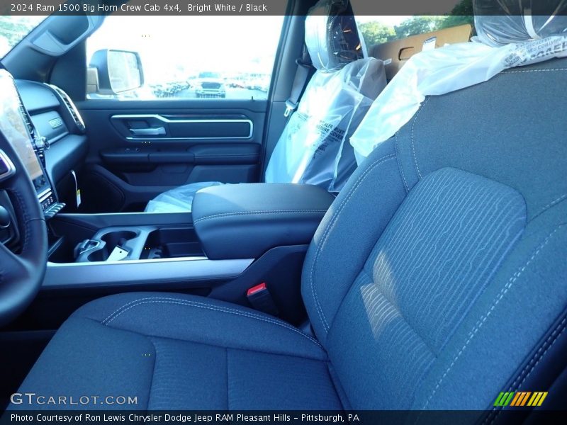 Bright White / Black 2024 Ram 1500 Big Horn Crew Cab 4x4