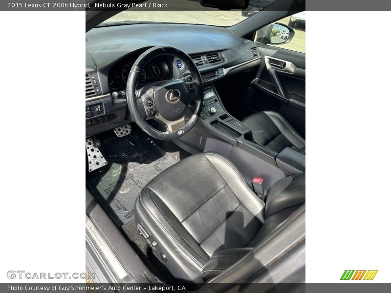 Front Seat of 2015 CT 200h Hybrid