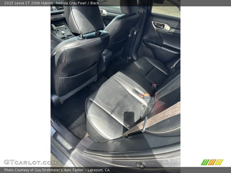 Nebula Gray Pearl / Black 2015 Lexus CT 200h Hybrid
