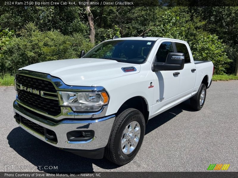 Bright White / Diesel Gray/Black 2024 Ram 2500 Big Horn Crew Cab 4x4