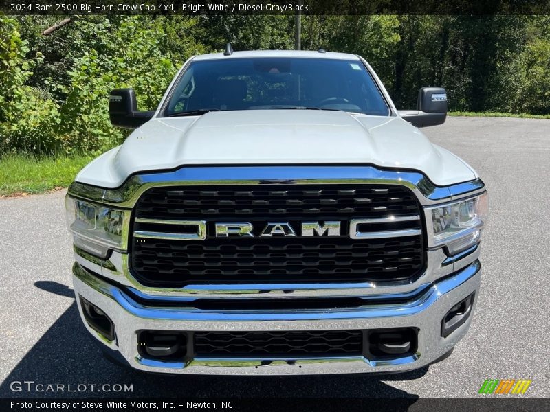 Bright White / Diesel Gray/Black 2024 Ram 2500 Big Horn Crew Cab 4x4