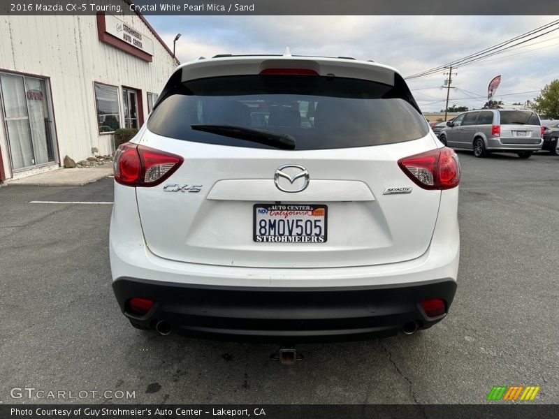 Crystal White Pearl Mica / Sand 2016 Mazda CX-5 Touring