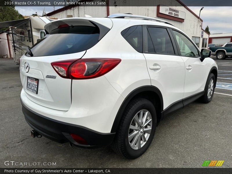 Crystal White Pearl Mica / Sand 2016 Mazda CX-5 Touring