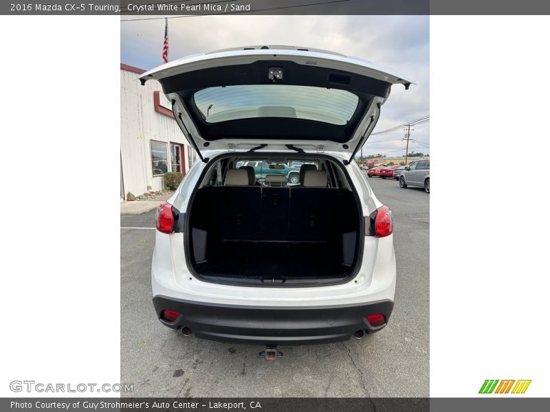 Crystal White Pearl Mica / Sand 2016 Mazda CX-5 Touring