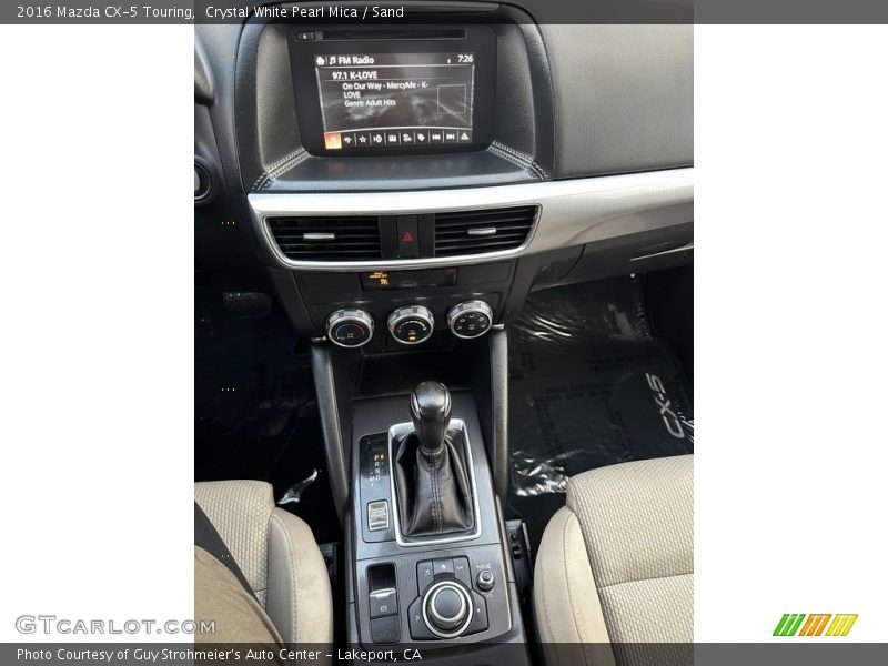 Crystal White Pearl Mica / Sand 2016 Mazda CX-5 Touring