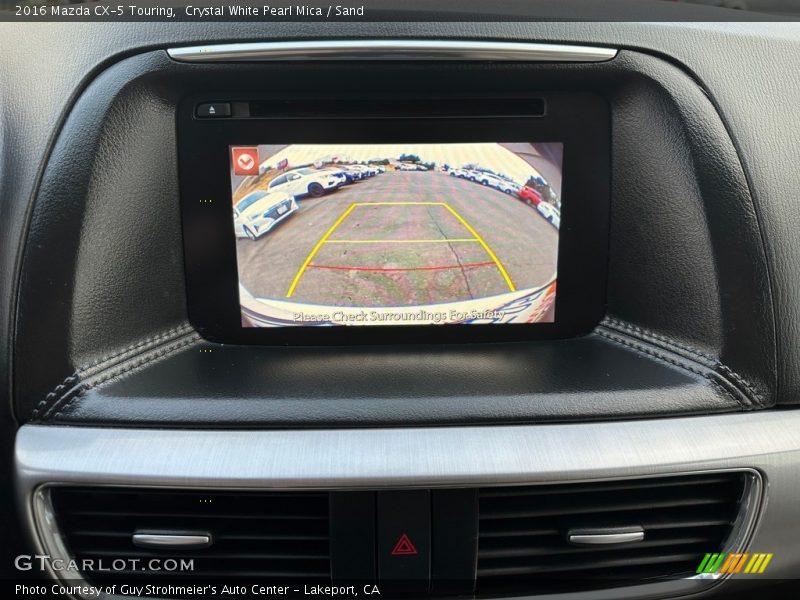 Crystal White Pearl Mica / Sand 2016 Mazda CX-5 Touring