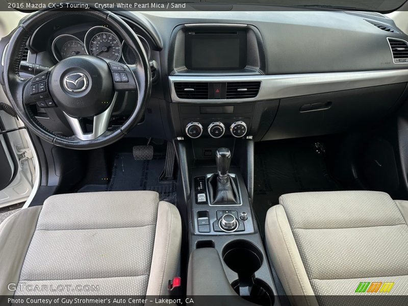 Crystal White Pearl Mica / Sand 2016 Mazda CX-5 Touring
