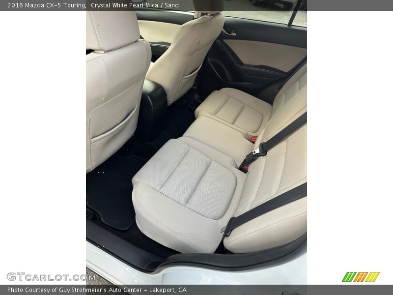Crystal White Pearl Mica / Sand 2016 Mazda CX-5 Touring