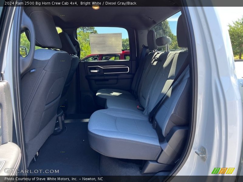 Rear Seat of 2024 2500 Big Horn Crew Cab 4x4