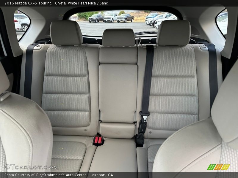 Crystal White Pearl Mica / Sand 2016 Mazda CX-5 Touring