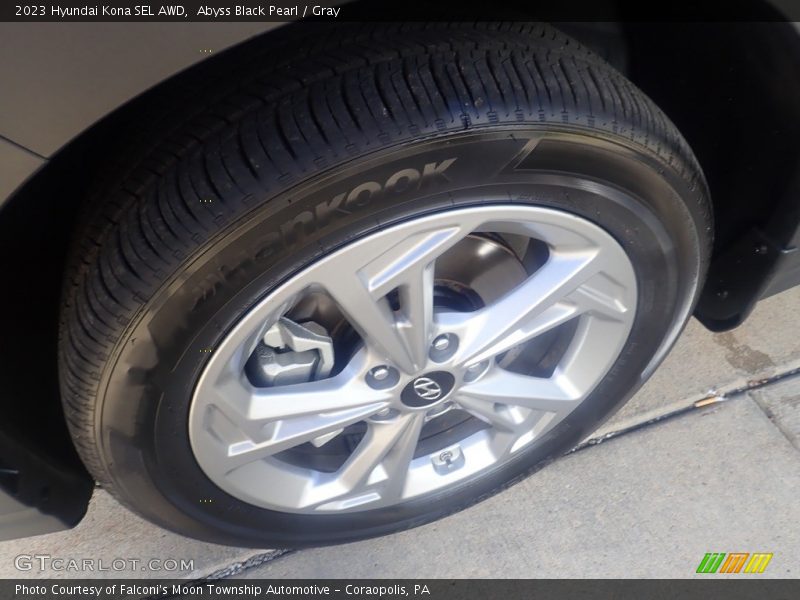 Abyss Black Pearl / Gray 2023 Hyundai Kona SEL AWD