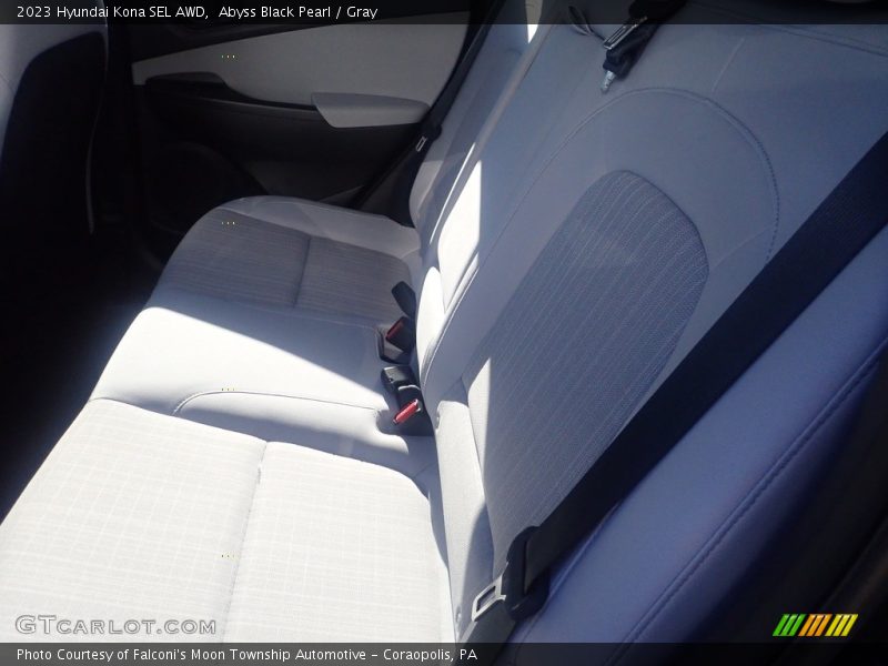 Abyss Black Pearl / Gray 2023 Hyundai Kona SEL AWD