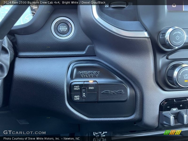 Controls of 2024 2500 Big Horn Crew Cab 4x4