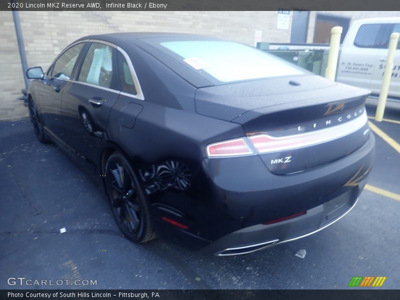 Infinite Black / Ebony 2020 Lincoln MKZ Reserve AWD