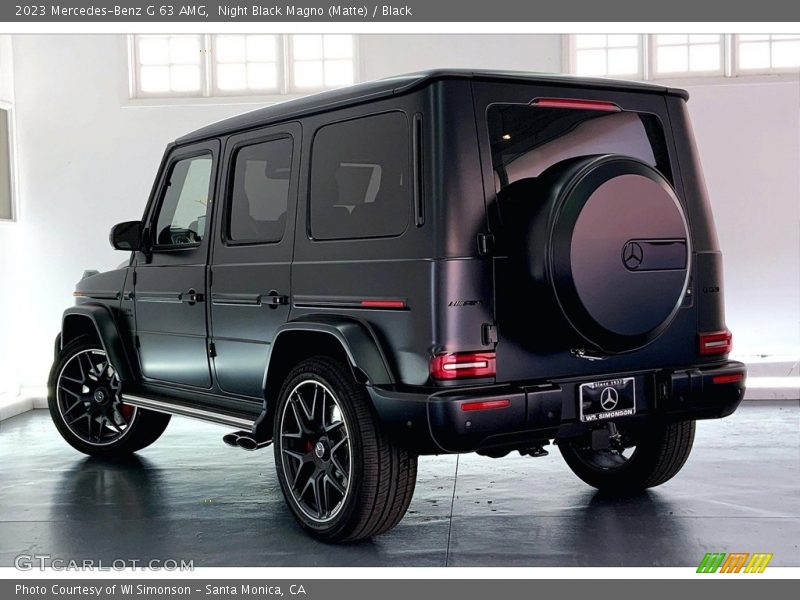 Night Black Magno (Matte) / Black 2023 Mercedes-Benz G 63 AMG