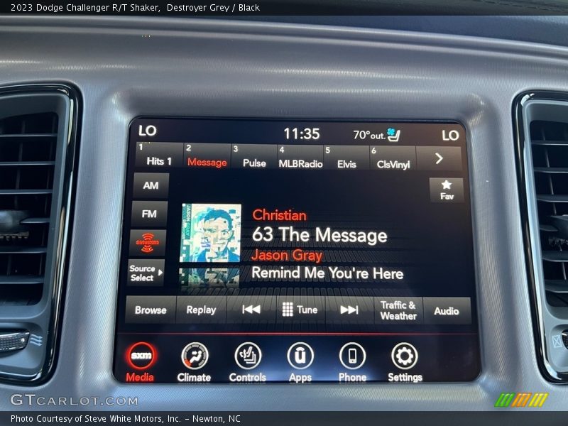 Audio System of 2023 Challenger R/T Shaker