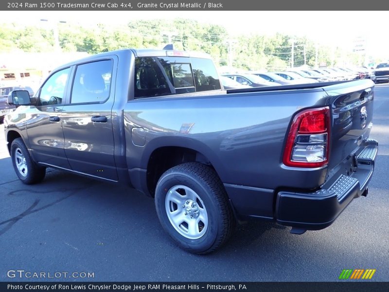 Granite Crystal Metallic / Black 2024 Ram 1500 Tradesman Crew Cab 4x4