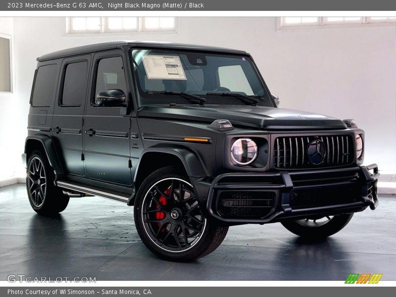 Night Black Magno (Matte) / Black 2023 Mercedes-Benz G 63 AMG
