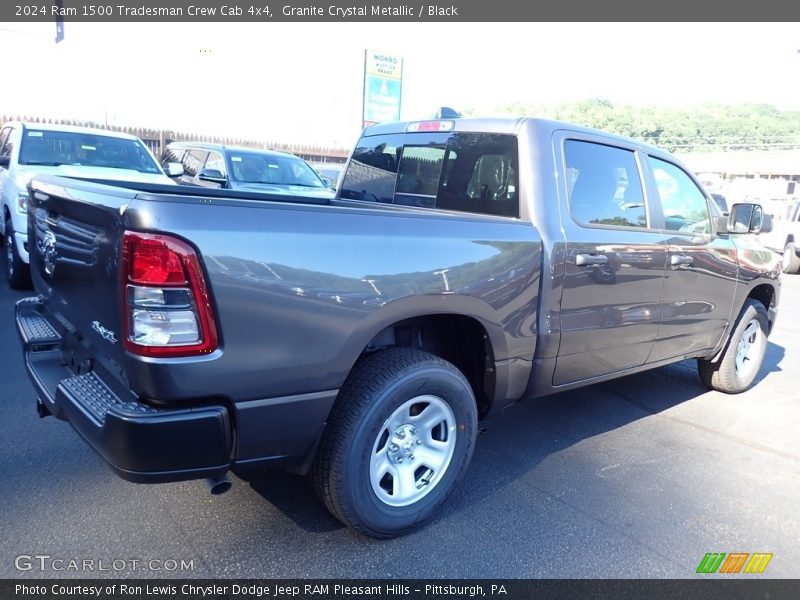Granite Crystal Metallic / Black 2024 Ram 1500 Tradesman Crew Cab 4x4