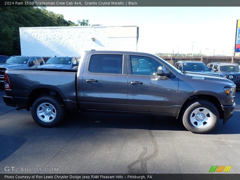 Granite Crystal Metallic / Black 2024 Ram 1500 Tradesman Crew Cab 4x4