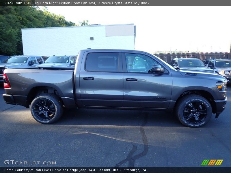  2024 1500 Big Horn Night Edition Crew Cab 4x4 Granite Crystal Metallic