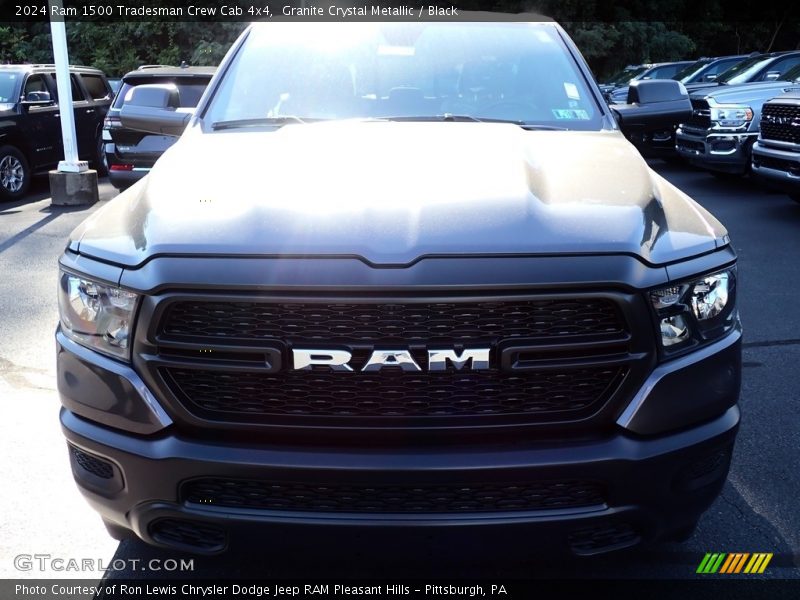 Granite Crystal Metallic / Black 2024 Ram 1500 Tradesman Crew Cab 4x4