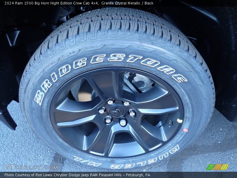  2024 1500 Big Horn Night Edition Crew Cab 4x4 Wheel