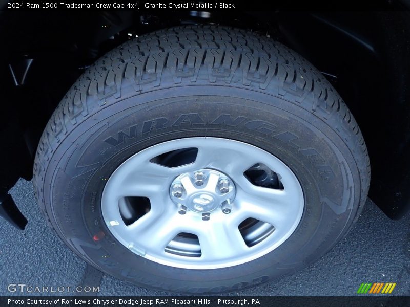 Granite Crystal Metallic / Black 2024 Ram 1500 Tradesman Crew Cab 4x4