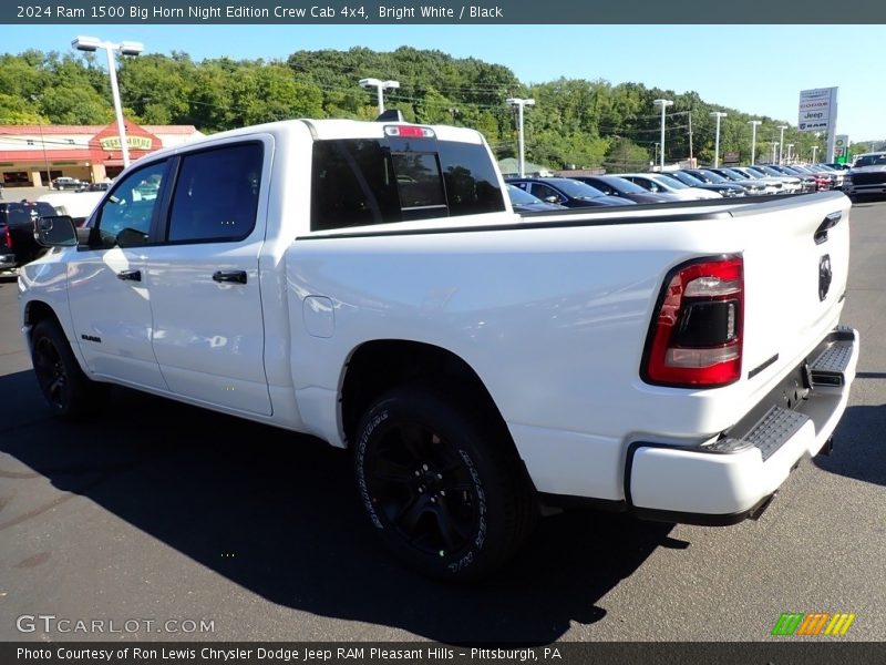 Bright White / Black 2024 Ram 1500 Big Horn Night Edition Crew Cab 4x4