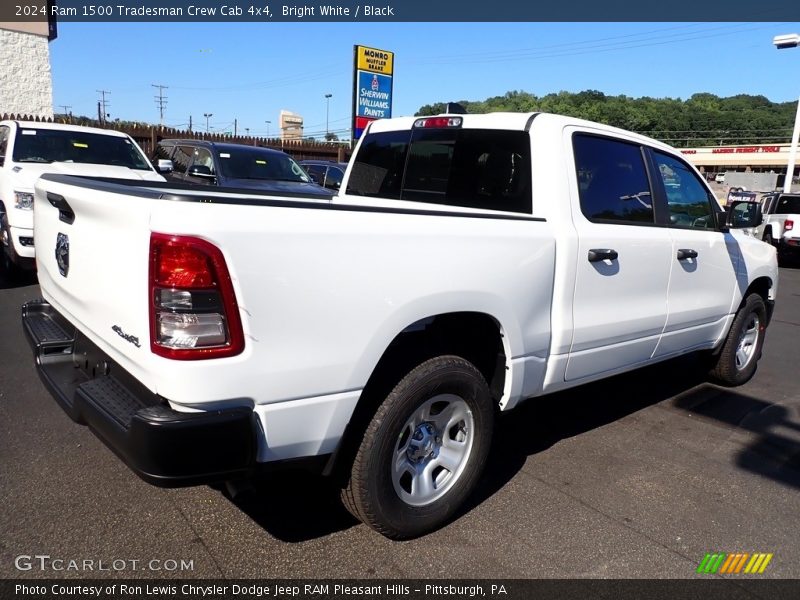 Bright White / Black 2024 Ram 1500 Tradesman Crew Cab 4x4