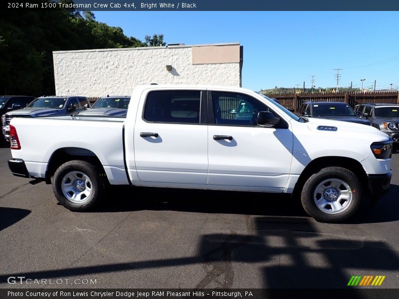 Bright White / Black 2024 Ram 1500 Tradesman Crew Cab 4x4