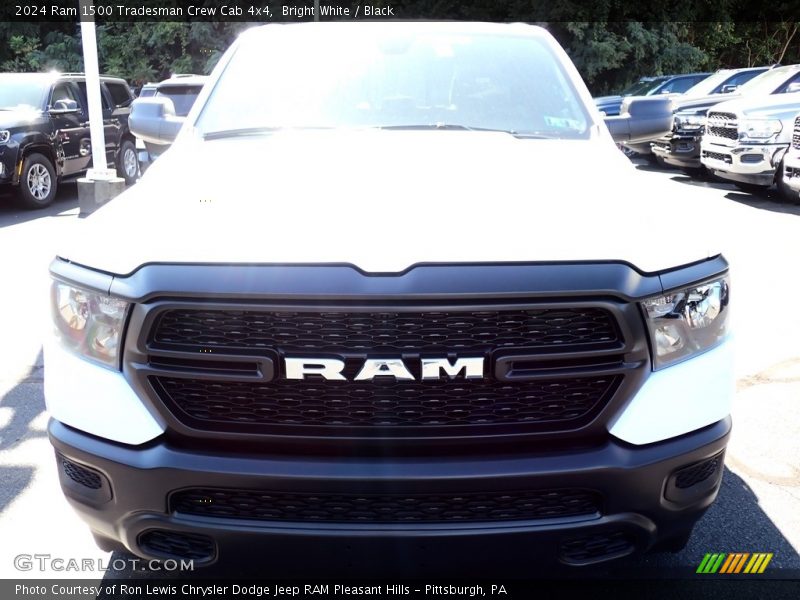 Bright White / Black 2024 Ram 1500 Tradesman Crew Cab 4x4