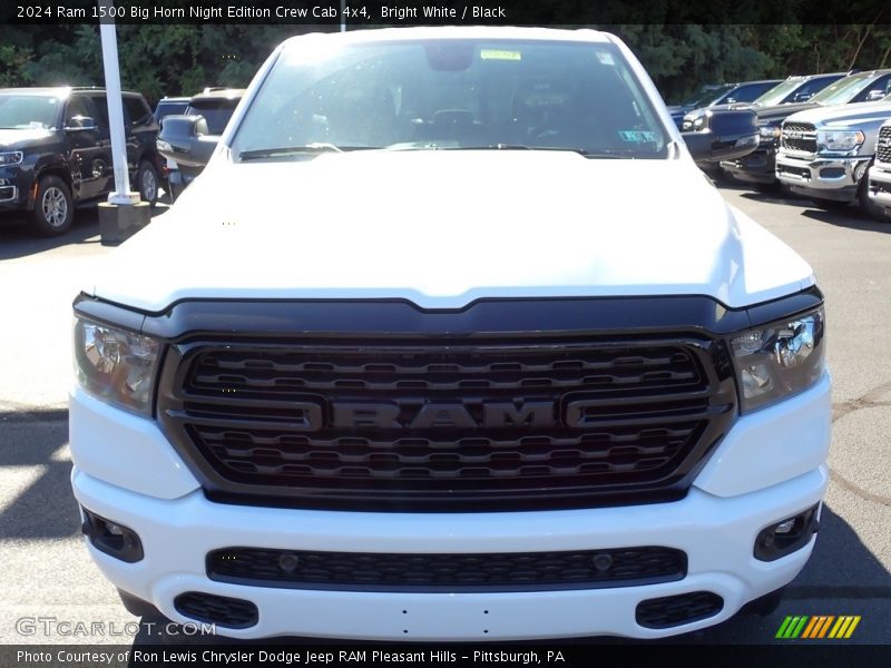 Bright White / Black 2024 Ram 1500 Big Horn Night Edition Crew Cab 4x4