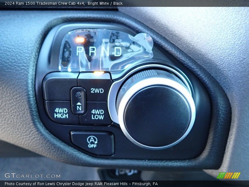 Bright White / Black 2024 Ram 1500 Tradesman Crew Cab 4x4
