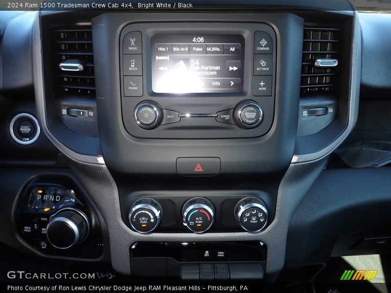 Bright White / Black 2024 Ram 1500 Tradesman Crew Cab 4x4