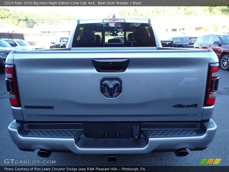Billet Silver Metallic / Black 2024 Ram 1500 Big Horn Night Edition Crew Cab 4x4