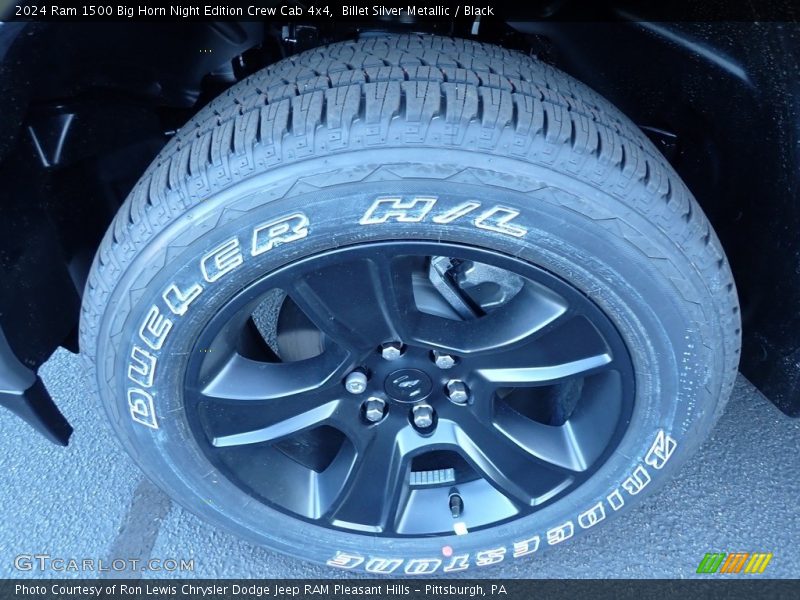  2024 1500 Big Horn Night Edition Crew Cab 4x4 Wheel