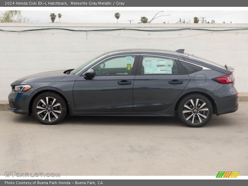  2024 Civic EX-L Hatchback Meteorite Gray Metallic