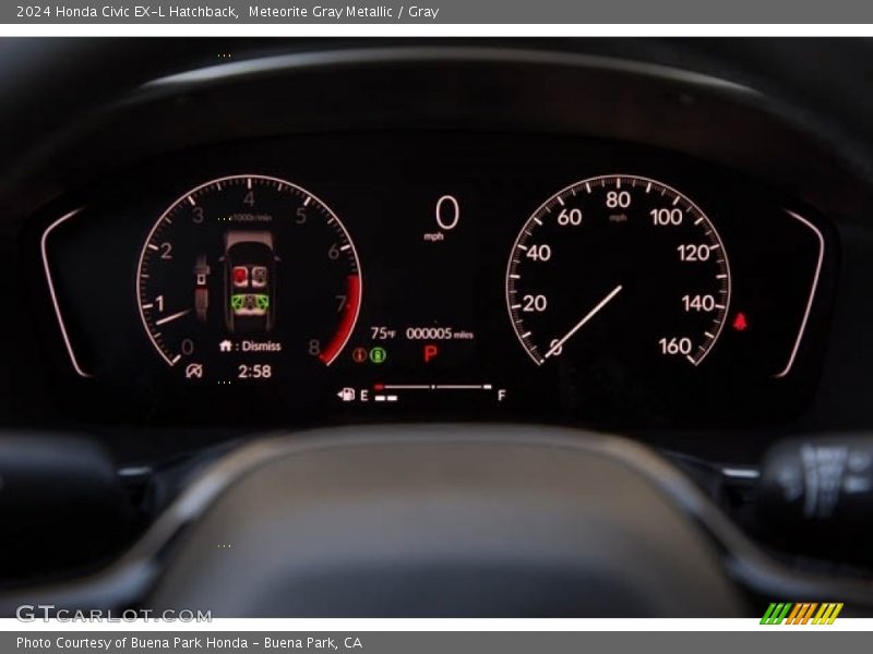  2024 Civic EX-L Hatchback EX-L Hatchback Gauges