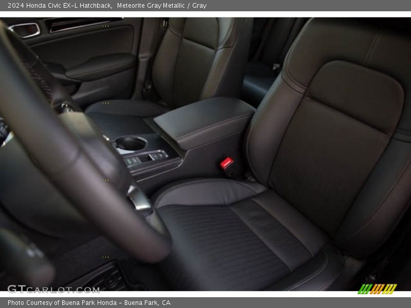 Front Seat of 2024 Civic EX-L Hatchback