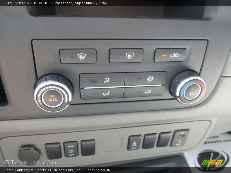 Controls of 2020 NV 3500 HD SV Passenger