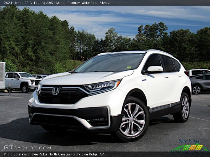 Front 3/4 View of 2021 CR-V Touring AWD Hybrid