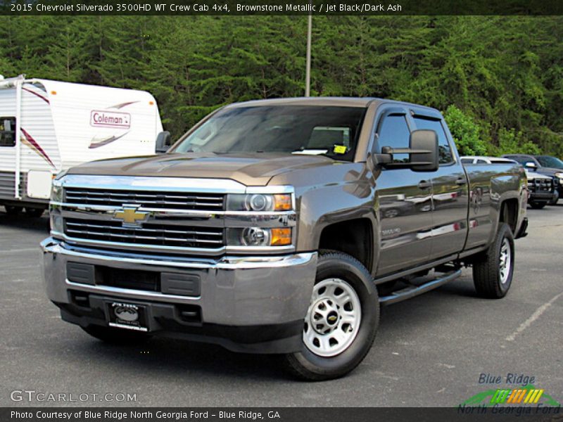 Front 3/4 View of 2015 Silverado 3500HD WT Crew Cab 4x4