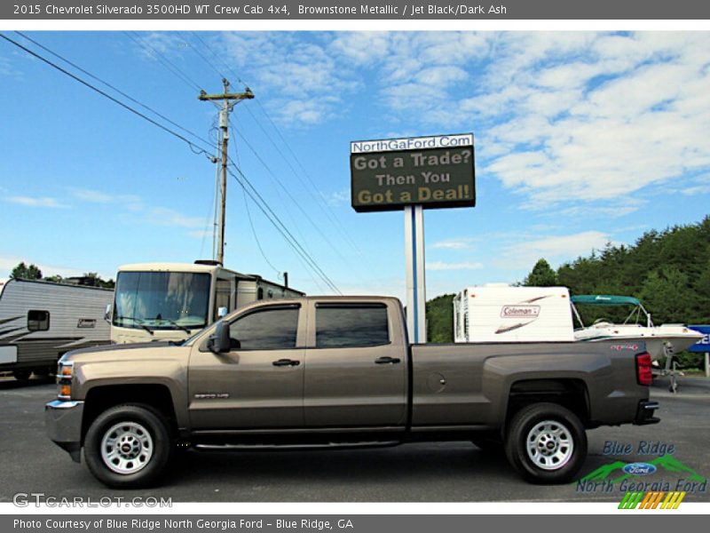  2015 Silverado 3500HD WT Crew Cab 4x4 Brownstone Metallic